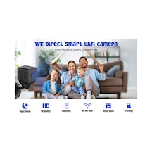 Xindoker 1080p Wifi Gizli İzleme Kamerası, Ev Güvenliği İçin Sesli Video, Hareket Algılama Ve Gece Görüşü, Akıllı Uzak Erişim Mini Kam