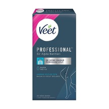 Veet Professional Ağda Bandı 20'li Hassas Ciltler İçin Badem Yağlı 2'li Ekonomik Paket - 2 Adet Tarı