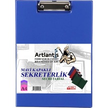 Sekreterlik Kapaklı Mavi A-4 Pvc 1 Adet Okul Büro Ofis Öğrenci
