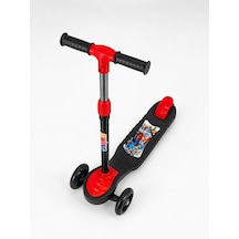 Çocuklar İçin 3 Tekerlekli Scooter Ayarlanabilir Gidonlu Eğlenceli Sürüş Aracı Çok Renkli