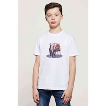 Tshirthane Riverdale Gang Upscaled Illustration Baskılı Unisex Çocuk Beyaz