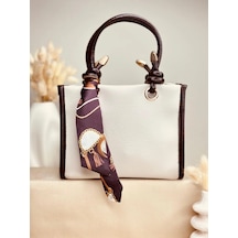 Elora Atelier Lavin Ekru&siyah Çanta Çok Renkli
