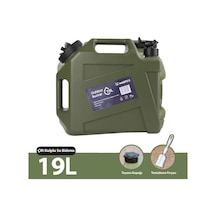 Madfox Galon Air Pe Musluklu Su Bidonu 19 Litre Green Yeşil