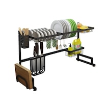 Cbtx Mutfak Malzemeleri Sofra Depolama Tezgah Organizatör Siyah