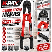 Demir Kesme Makası Dövme Çelik Konstrüksüyondan İmal 14 X 350 Mm 820 Gram Ürün Kodu :kx000108