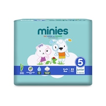 Minies Bebek Bezi Junior 5 Beden 11-18 Kg 32 Adet - 8 Adet Tarı 3 - 5 Yaş