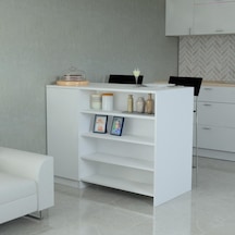 Mobilique Ada Çok Amaçlı Mutfak Dolabı Beyaz 600-00-424