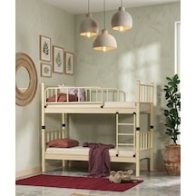 Missidea Profesyonel Yurt Tipi Metal Ranza Bej 90x190 Cm 90 X 190 CM