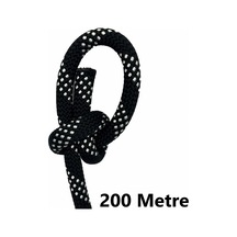 Orca 11 Mm 200 Metre Polyamid Statik Halat Tip A Kurtarma Dağcı İpi Siyah