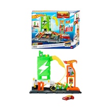 Hot Wheels Elektrikli Araç Şarj İstasyonu Oyun Seti