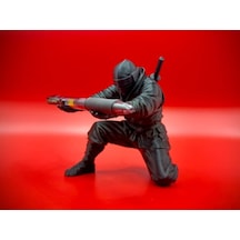 Ninja Kalemlik - Masaüstü Dekoratif Organizer / Ofis & Ev İçin Şık Kalem Tutucu, Hediye Seçeneği - Ninja Pen Hol Çok Renkli