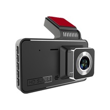 Xh-v2 4 İnç Sürüş Kaydedici Hd Gece Görüşlü Ücretsiz Kurulumlu Araç Kamerası, Stil: Düğmeli Model Tek Kayıt