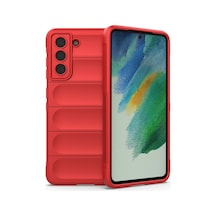 Galaxy Uyumlu S22 Plus Kılıf Optimum Silikon - Kırmızı Çok Renkli