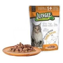 Jungle Tavuk Etli Kısırlaştırılmış Kedi Pouch 100 G