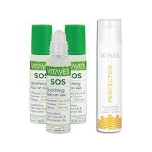 Vitayes Sos Çay Ağacı Özlü Onarıcı Roll-On Serum 3 x 10 ML + Aydınlatıcı Etkili Göz Çevresi Serumu 15 ML