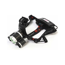 F.b.ı Br-5000 T6 5000 Lm 3xcree Xml-t6+2r5 Led Kafa Feneri Çok Renkli