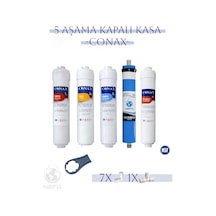 Conax Ve Tüm Kapalı Kasalar ile Uyumlu 5 Aşama İnline Filtre Seti