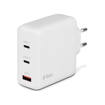 Ttec Smartcharger Trio Gan 120W PD Seyahat Hızlı Şarj Aleti  2 USB-C+USB-A