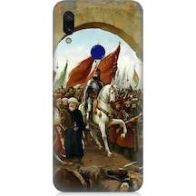Xiaomi Redmi Note 7 Uyumlu Fatih Sultan Mehmet İstanbul Desenli Silikon Kılıf