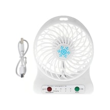 Şarjlı Vantilatör Mini Fan Seyahat Tipi Serinletici Soğutucu Masaüstü Laptop Usb Fan