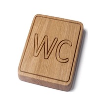 Ahşap Wc Işareti, Ahşap Wc Tabela, Tuvalet Kapı Tabela, Ahşap Tuvalet Tabelası