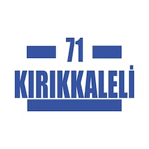 71 Kırıkkaleli Araba Sticker 17x17 Cm Mavi