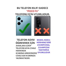 Poco F5 Uyumlu Minik Kır Çiçekleri Baskılı Silikon Kılıf