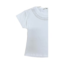 Xo Kids Kız Çocuk Tişort 5-9 Yaş 36019 Beyaz