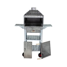 Metehan MTH-110 Davlumbazlı - Bacalı - Kanatlı - Çekmeceli - Maltız Izgaralı Mangal