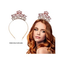 Birthday - 871 - Princess Kristal Taç Rose - Aconcept - Gold Kaplama
