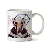 General Grievous İki Tarafı Baskılı Kupa Bardak Çok Renkli