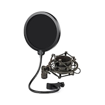 Lastvoice Ps-01shx Stüdyo Çift Katman Pop Filtre + Shock Mount Çok Renkli