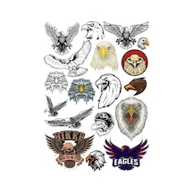 Kartal Sticker Set 5 20 Parça Telefon, Tablet, Defter, Laptop Sticker