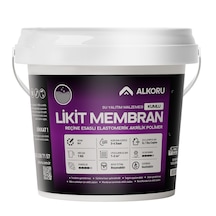 Alkoru 1 Kg Gri Kumlu Likit Membran Renkli Reçine Esaslı Sıvı Su Yalıtım Malzemesi