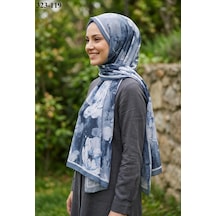 Sharell Desenli Bambu Kraş Pamuk Şal 323-119 Çok Renkli