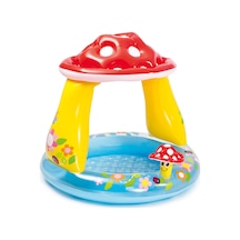 Intex 57114 Mantar Gölgelikli Şişme Taban Havuz 102 CM Çok Renkli