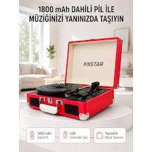 Retro Bavul Pikap Dahili Hoparlörlü Aux Usb Sd Kart Ve Bluetooth Bağlantılı Taşınabilir Tasarım - Lisinya