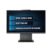 Lenovo Thinkcentre Neo 50A 24 Gen 5 12SC004GTR 003 Core 5-210H 32 GB 1 TB SSD 23.8" Dos FHD AIO Masaüstü Bilgisayar