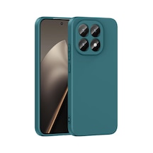 Xiaomi 15t Kılıf Yumuşak Silikon Kamera Korumalı Lansman Pazarplus Koyu Yeşil