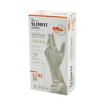 Reflex Slimfit Glove Kod-028 L-xl Krem Pudrasız Muayene Eldiven 100lü 5468