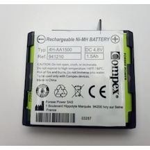 Compex Batarya 1.5 Ah 4.8v - 1 Pakette 4 Adet Çıtçıtlı Elektrot