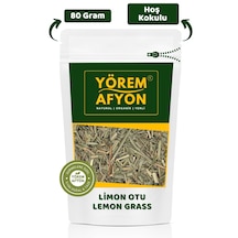 Yörem Afyon Doğanın Ferah Nefesi Limon Otu, Lemon Grass, Cymbopogon Citratus 80gr.