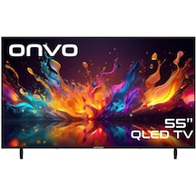 Onvo 55VQ90F3UA 55" 140 CM 4K UHD Frameless Google Smart QLED TV Onvo 55VQ90F3UA 55" 140 CM 4K UHD Frameless Google Smart QLED TV