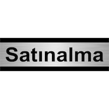 Satınalma 5x20cm Gümüş Renk Metal Yönlendirme Levhası