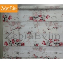 Zebraevim Çiçekli Zebra Perde Sepette Anında %15 Indirim