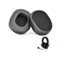 Razer Blackshark V2 X İçin Sünger Kapaklı Kulak Pedleri, Stil: 19b31 Siyah