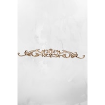 Dekoratif Poliüretan Tavan-duvar-mobilya -dekor-kapı Papatya Motif 10 Cm X 65 Cm