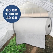 80 CM X 1000M 40Gr Agril Isı Don Perdesi - Zirai Don Kırağı Örtü Me
