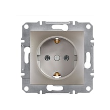 Schneider Electric Asfora Plus Topraklı Priz Bronz N113264