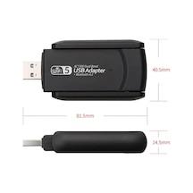 Lexroo Wireless Adaptör Wifi Ağ Kartı Masaüstü Bilgisayar Pc İle